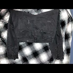 Rue 21 size 16 ripped high rise ankle jeggings.